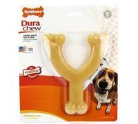 NYLABONE DURA CHEW Tough Dog Bone Toys Chicken, Bacon, Peanut Butter & Original