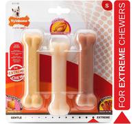 Nylabone Dura Chew Tough Strong Dog Bone Toy Chicken, Bacon original Flavours