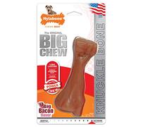 Nylabone Durable Power Dental Dog Chew Toy Big Knuckle Bone, Bacon Flavour, XX-Large/Monster, for dogs over 23kg
