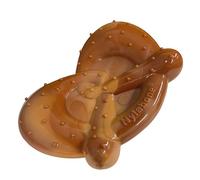 Nylabone Durable Power Dental Dog Chew Toy Pretzel Bone, Bacon & Peanut Butter Flavour, Small, for Dogs up to 11kg