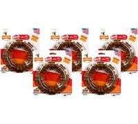 Nylabone DuraChew Textured Ring Flavor Medley Nylon Toy 50+ lb Dogs - 5 Pack