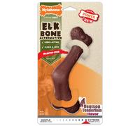 Nylabone Elk Bone Alternative Power Chew Toy for Dogs Dog Toys for Aggressive Chewers Venison Flavor X-Large - 50+ lbs 1 Count