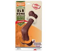 Nylabone Elk Bone Alternative Power Chew Toy for Dogs, Dog Toys for Aggressive Chewers, Venison Flavor, X-Large - 50+ lbs, 1 Count
