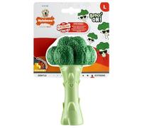 Nylabone Extreme Chewers Tough Nylon Dog Novelty Broccoli Chew Toy, Durable, Boredom Breaker, Cleans Teeth, Bacon & Cheese Flavour, Large, For Dogs 0-23kg