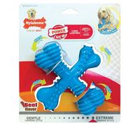 NYLABONE EXTREME POWER CHEW GIANT BEEF X-BONE DOG BONE TOUGH TOY VET RECCOMENDED