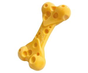 Nylabone Extreme Tough Cheese Bone Durable, Cheese-Flavoured Chew for Strong Chewers