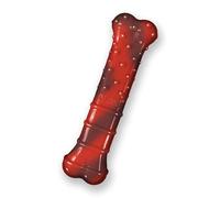 Nylabone Extreme Tough Dog Chew Toy Bone, Durable, Cleans Teeth, Beef Jerky Flavour, X-Small, for Dogs Up to 7 kg