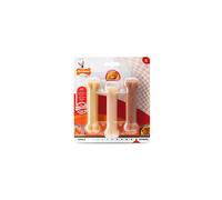 Nylabone Extreme Tough Dog Chew Toy Bones, Peanut Butter, Chicken, Bacon Flavoured, 3-Piece, Small, For Dogs Up To 11 kg