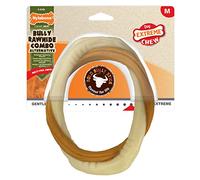 Nylabone Extreme Tough Dog Chew Toy, Bully Stick Ring, Beef Flavour, Mess-Free, Medium, For Dogs Up To 16Kg - M