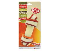 Nylabone Extreme Tough Dog Chew Toy Rawhide Knot Alternative Mess Free Beef