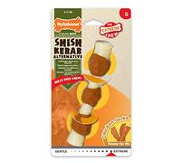 Nylabone Extreme Tough Dog Chew Toy, Shish Kebab, Chicken Jerky Flavour, Mess-Free, Small, for Dogs up to 11 Kg, S