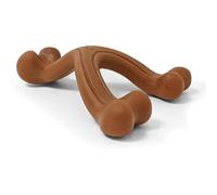 Nylabone Extreme Tough Dog Chew Toy, Wishbone Bison Flavour, Small, for Dogs Up to 11 kg,Brown, Large Breeds