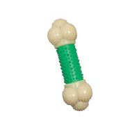 Nylabone Extreme Tough Double Action Dog Chew Toy Bone, Cleans Teeth, Bacon Flavour, Extra Large, for Dogs over 23 kg