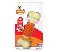 Nylabone Extreme Tough Pro Action Dog Chew Toy, Cleans Teeth, Bacon Flavour, XL, for Dogs Over 23 kg