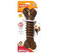 Nylabone Extreme Tough Textured Bone Chew Toy, XL, Flavour Medley | Durable Nylon, Long Lasting, Power Chew, Textured Bone, Cleans Teeth, Flavour Medley, X-Large, for Dogs Over 23 kg