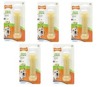 Nylabone Moderate Flexible Dental Dog Chew Toy, Chicken Flavour, Helps Clean Teeth, Small, for Dogs Up to 11 kg