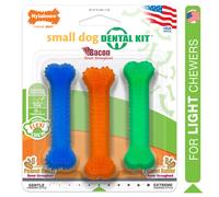 Nylabone FlexiChew Dog Dental Pack Flexi & Dental Bacon X-Small/Petite (3 Count)