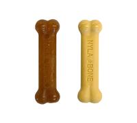 Nylabone Gentle Puppy Dog Teething Chew Toy Bones, Chicken/Peanut Butt