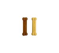 Nylabone Gentle Puppy Dog Teething Chew Toy Bones, Chicken/Peanut Butter Flavour, XS, for Puppies Up to 7kg (Twin Pack), for All Breed Sizes