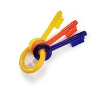 Nylabone Gentle Puppy Dog Teething Chew Toy Keys, Bacon Flavour, Small, for P...