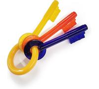 Nylabone Gentle Puppy Dog Teething Chew Toy Keys, Bacon Flavour, Small, for Pup