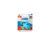 Nylabone Gentle Puppy Dog Teething X Bone Dental Chew Toy, Beef Flavour, Extra Small, for Puppies Up to 7 kg