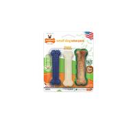 Nylabone Healthy Edibles and Flexi Chew Value Pack Bacon & Chicken X-Small/Petite (3 Count)