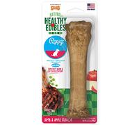 Nylabone Healthy Edibles Natural Puppy Chews Long Lasting Lamb & Apple Flavor Treats for Puppies, X-Large/Souper (1 Count)