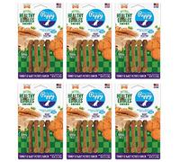 Nylabone Healthy Edibles Puppy Sweet Potato and Turkey 4 Bones Petite - 6 Pack