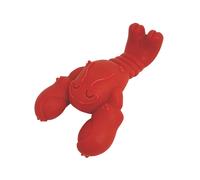 NYLABONE Lobster Dog Toy Power Chew - Cute Dog Toys for Aggressive Chewers - with a Funny Twist! Filet Mignon Flavor Small/Regular