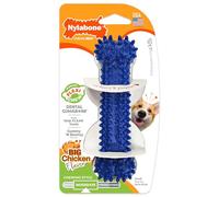 Nylabone Moderate Flexible Dental Dog Chew Toy, Nodules Help Clean Teeth, Chicken Flavour, Small, for Dogs Up to 11 kg