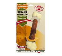 NYLABONE NYLON DURA CHEW FEMUR ALTERNATIVE DOG CHEW TOY BEEF FLAVOUR 2 SIZES