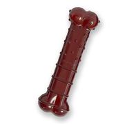 Nylabone Power Chew Classic Bone Chew Toy for Dogs, Durable Dog Toys for Aggressive Chewers, Basted Blast Bacon & Steak Flavor, Medium/Wolf (1 Count)