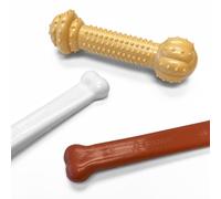 Nylabone Power Chew Classic Bone Chew Toy for Dogs Durable Dog Toys for Aggressive Chewers Chicken Flavor Large/Giant - Up to 50 lbs. (3 Count)