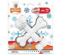 Nylabone Power Chew Comfort Hold X Bone Chew Toy for Dogs, Vanilla Flavor, Large - Up to 50 lbs. (1 Count)