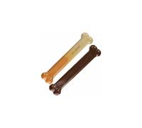 Nylabone Power Chew Flavor Frenzy Durable Dog Chew Toys Twin Pack Funnel Cake & Shish Kabob Large/Giant 2 Count