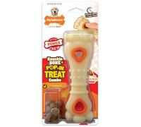 Nylabone Power Chew Knuckle Bone & Pop-In Treat Toy Combo Chicken Flavor Large/Giant - Up to 50 lbs.