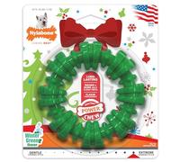 Nylabone Power Chew Textured Ring Dog Toy, Dog Chew Toys for Aggressive Chewers, Winter Green Flavor, Small/Regular - Up to 25 lbs. (1 Count)