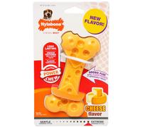 Nylabone Dog Chew Toy Power DuraChew Cheese Bone, Durable, Cleans Teeth, Medium