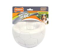 Nylabone Power Play Gripz Dog Soccer Ball Toy with Easy Pickup Design Soccer Medium (1 Count)