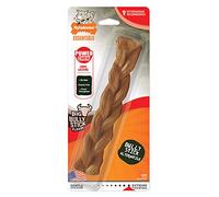 Nylabone Power Tough Dog Chew Toy Alternative Braided Bully Braid Stick, Large, for Dogs up to 23kg
