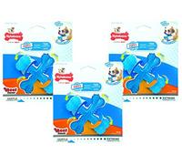 Nylabone Puppy Chew Beef Flavored X-Small X Bone for Dogs up to 15 lbs - 3 Pack