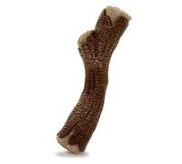 Nylabone Dog Chew Toy Real Wood Stick – Strong Rubber, Bacon Flavor, Medium (Up to 35 lbs)