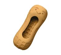 Nylabone Strong Chew Fillable Peanut Dog Treat Toy Cute Dog Toys for Aggressive Chewers Allergen-Free Peanut Butter Flavor Medium/Wolf (1 Count)
