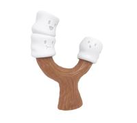 Nylabone Marshmallow Stick Strong Chew Toy for Dogs, Dog Toys for Moderate & Aggressive Chewers, Marshmallow & Peanut Butter Flavor, Large - Up to 50 lbs, 1 Count