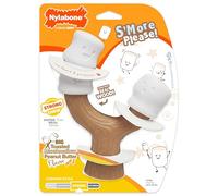 Nylabone Strong Chew Marshmallow Stick Dog Chew Toy, Large | Marshmallow & peanut butter flavor, made with real wood, no splintering, durable chew toys, long lasting, 3 chewing ends