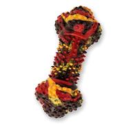 Nylabone Chew Bone Strong Durable Rubber – Bacon Cheeseburger Flavor – Small (up to 11 kg)