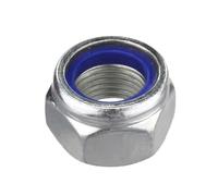 Nyloc Nuts, A2 Stainless Steel Hex Nylon Insert Lock Nuts, M3,M4,M5,M6.M8.M10 And M12 (M8 x 20 Pack)