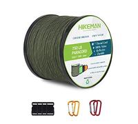 Nylon 750Lb Paracord 4mm Cord - 50m Parachute Cord with 7 Wires,Multifunction Reflective Outdoor Survival para cord(Army Green)