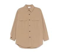 Nylon And Cotton Blend Shirt - female - P.A.R.O.S.H. - Shirts - Green - L - Blouses & Shirts L